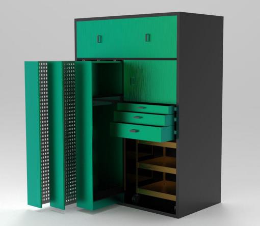 Combined multifunctional tool cabinet