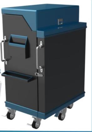 Mobile trolley type tool cabinet