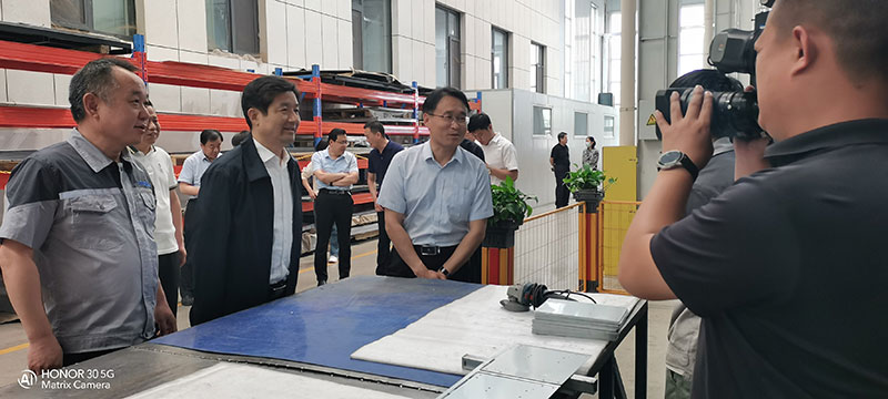 Zhangqiu District Committee Leaders Visit Jinan Ruituo Technology Co.Ltd